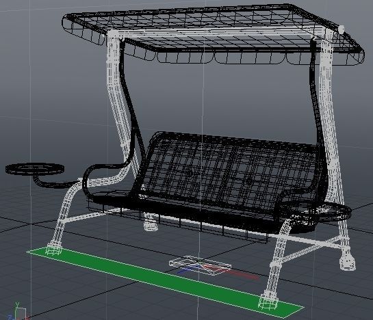Patio Swing 3D model_13