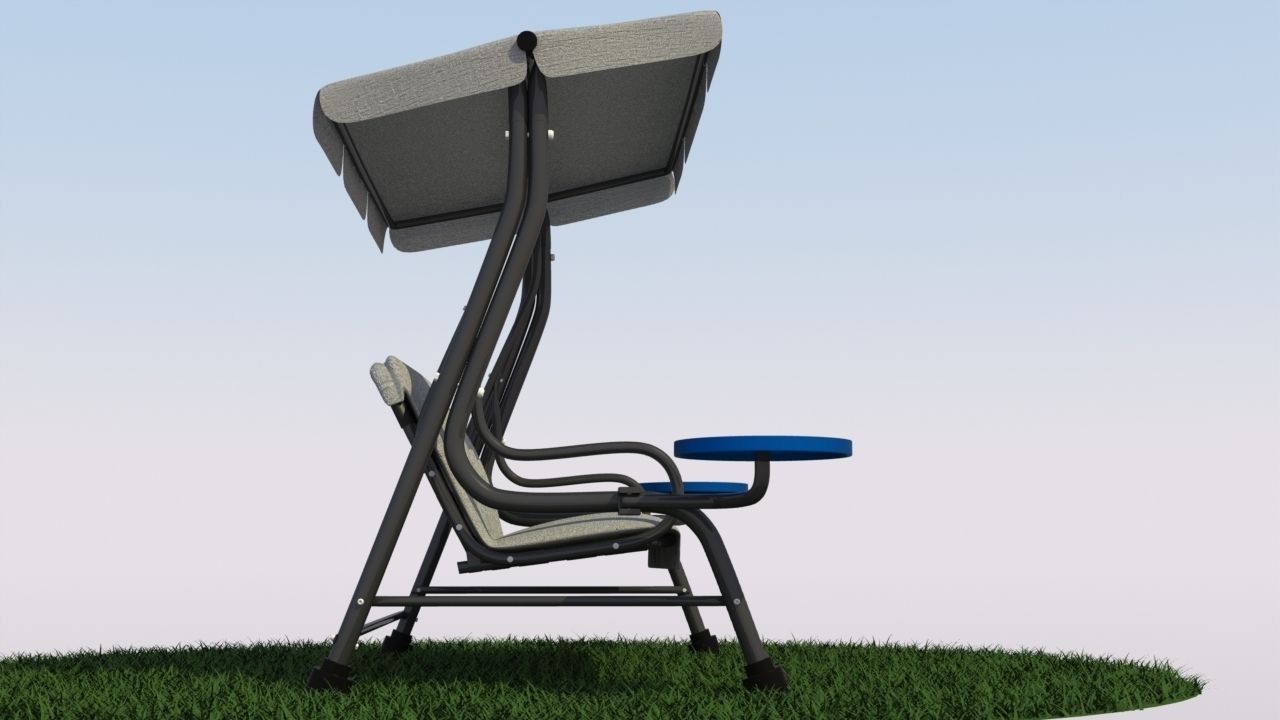 Patio Swing 3D model_4