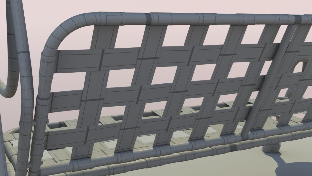 Patio Swing 3D model_2