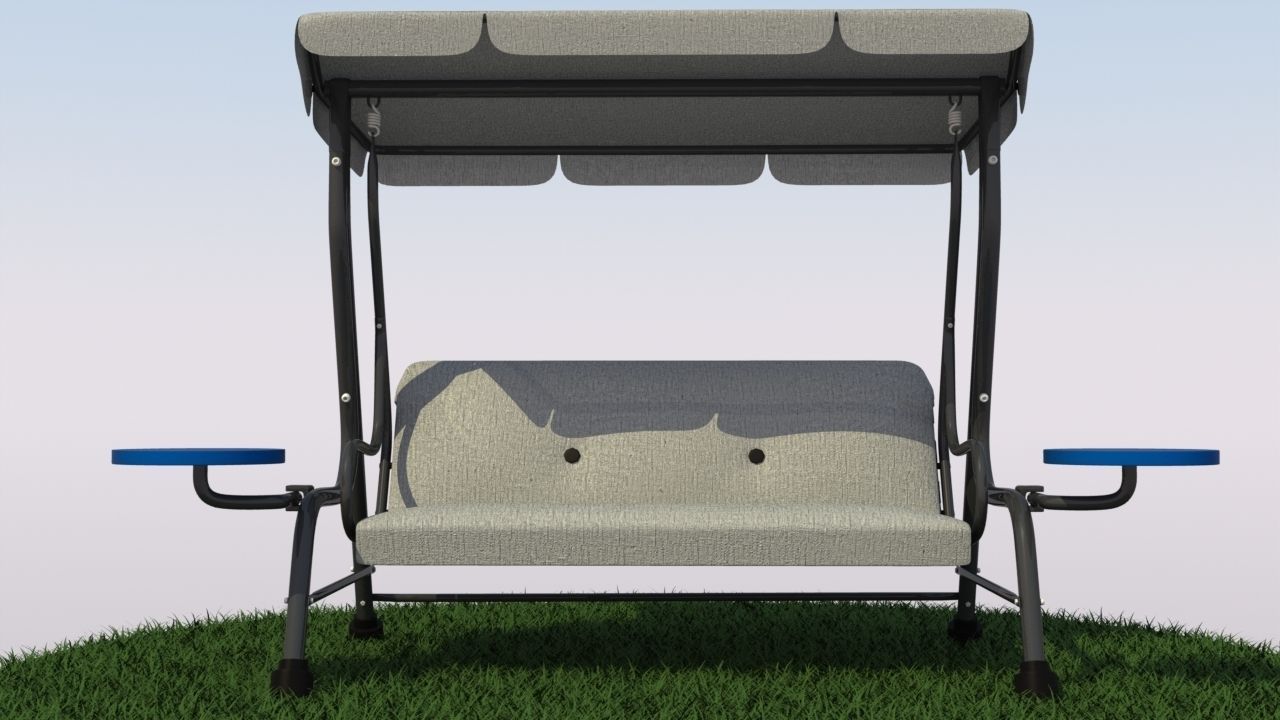 Patio Swing 3D model_7