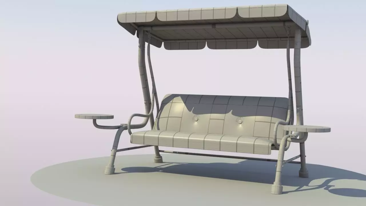 Patio Swing 3D model_0