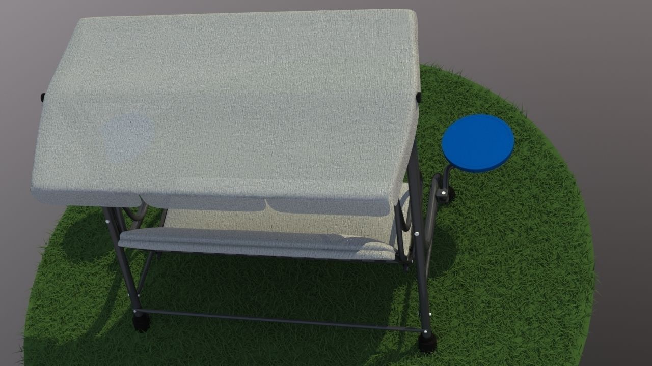 Patio Swing 3D model_6