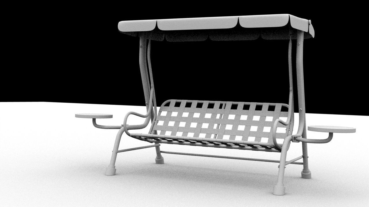 Patio Swing 3D model_17