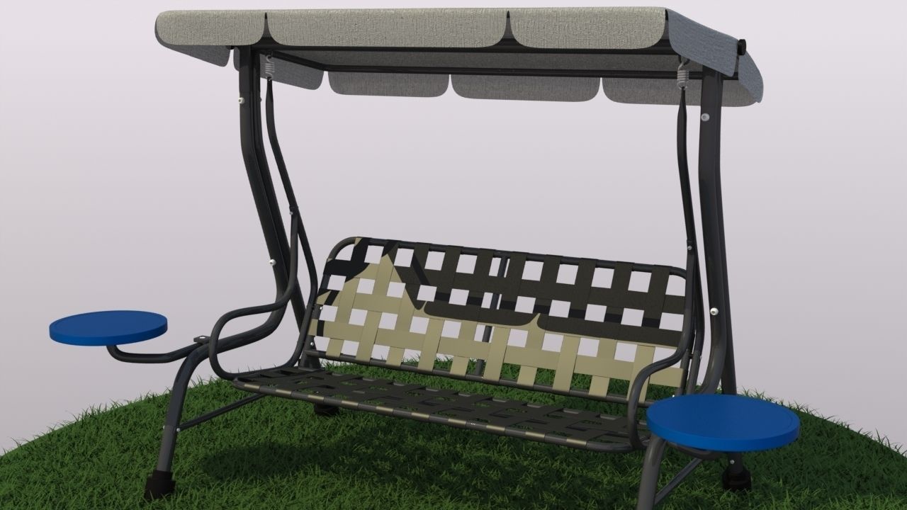 Patio Swing 3D model_5