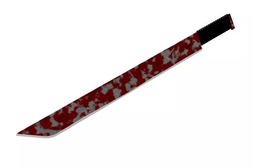 Post-apocalyptic machete Free 3D model