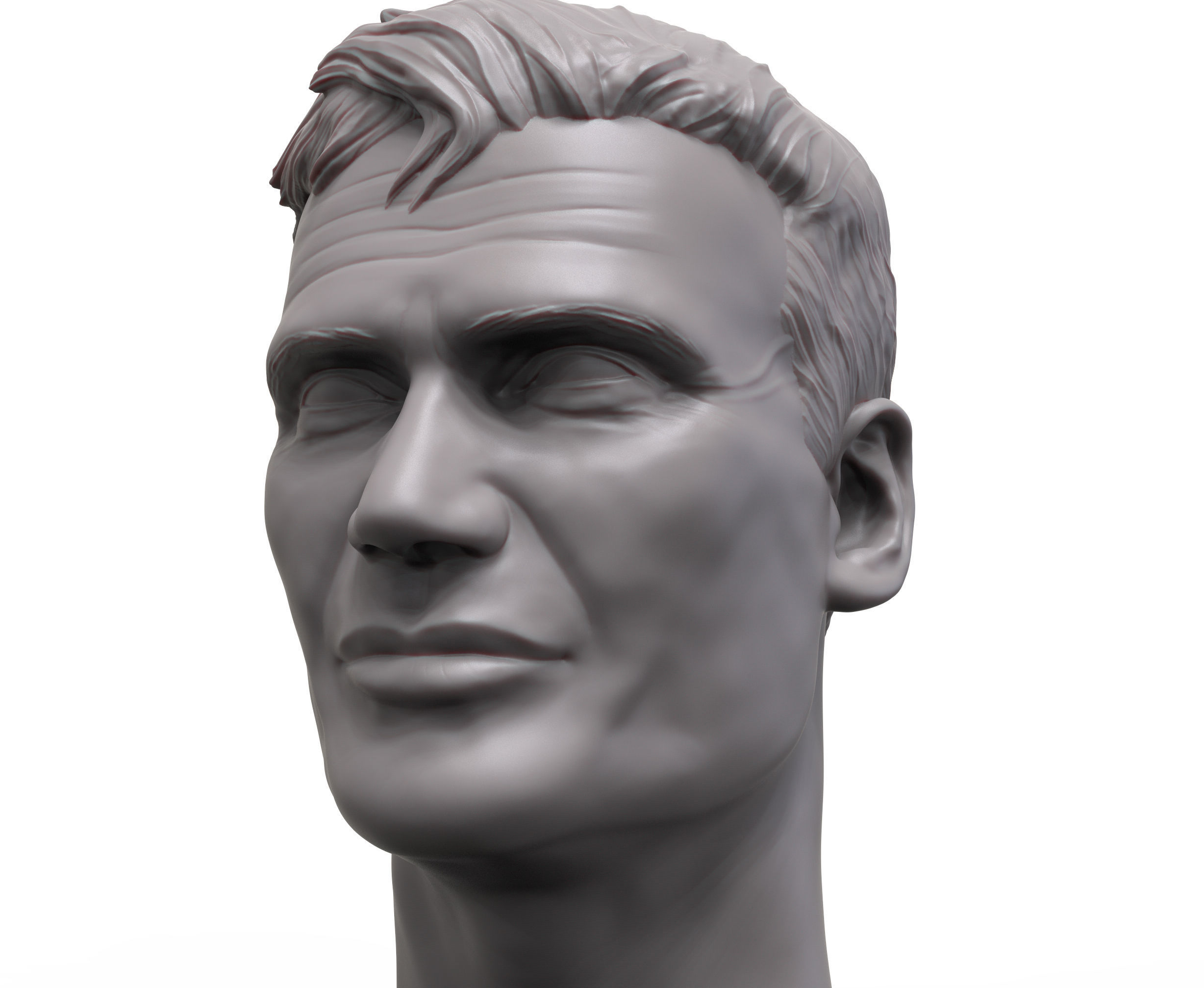 Dolf Lundgren 3D printable portrait sculpture 3D print model_4