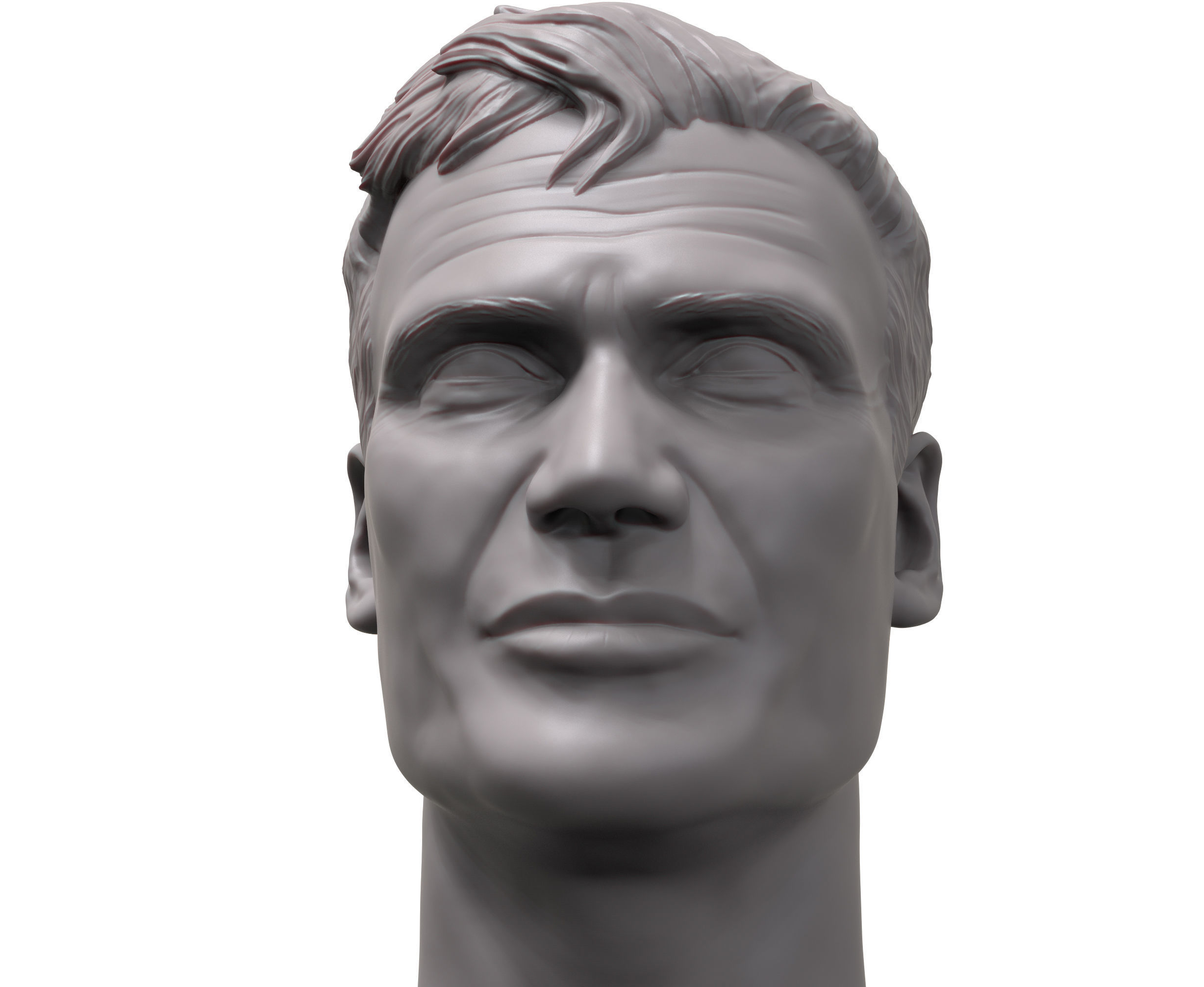 Dolf Lundgren 3D printable portrait sculpture 3D print model_2