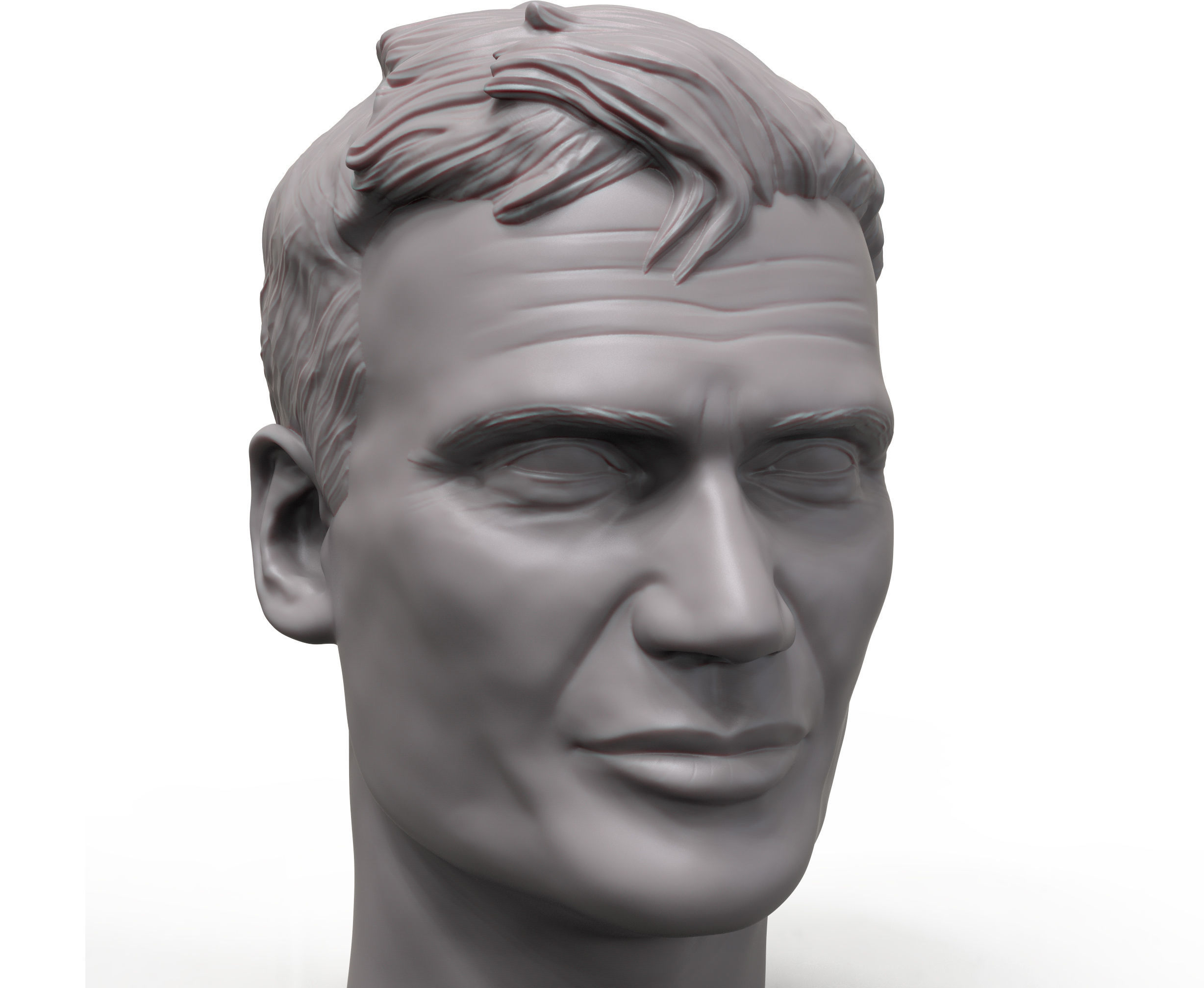 Dolf Lundgren 3D printable portrait sculpture 3D print model_3