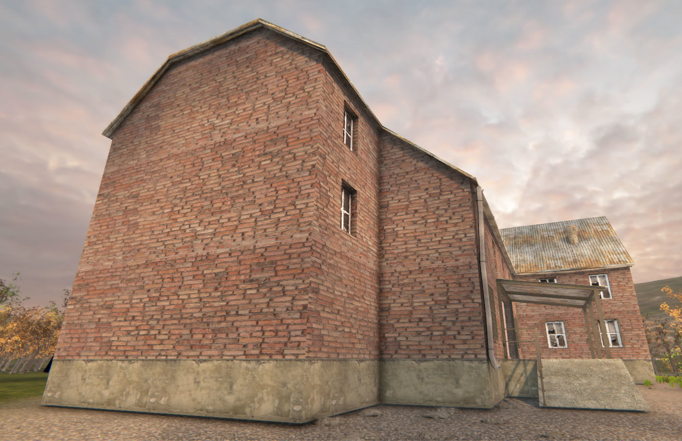 Industrial Building 8 Low-poly 3D model_6