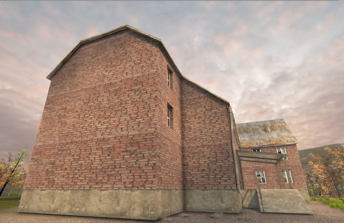 Industrial Building 8 Low-poly 3D model_11