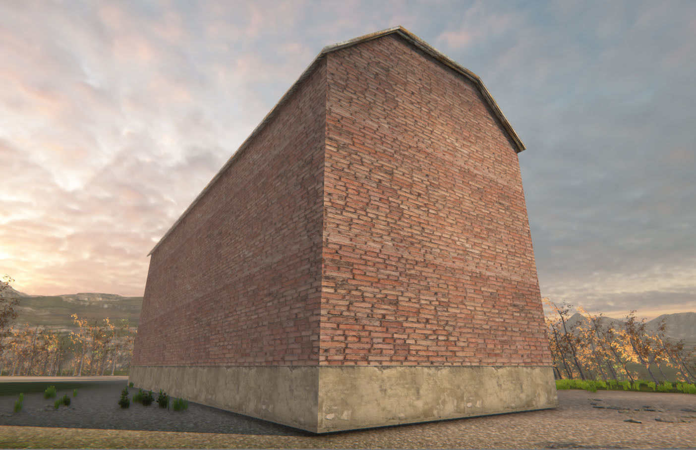 Industrial Building 8 Low-poly 3D model_5