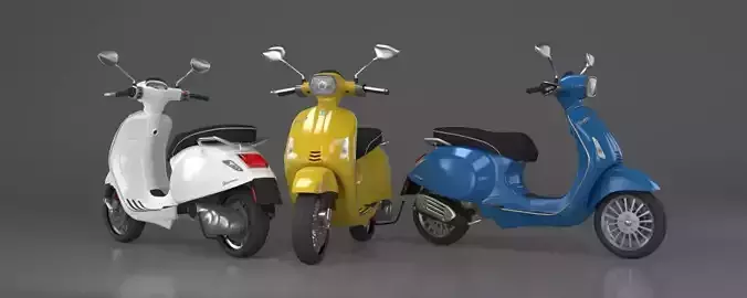 Vespa Sprint 3D model 3D model