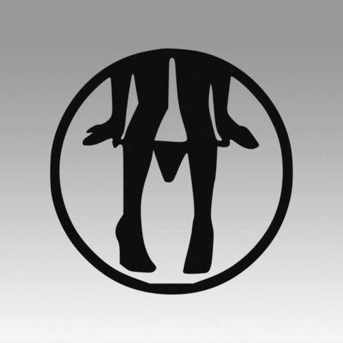 Nude girl logo 3D model