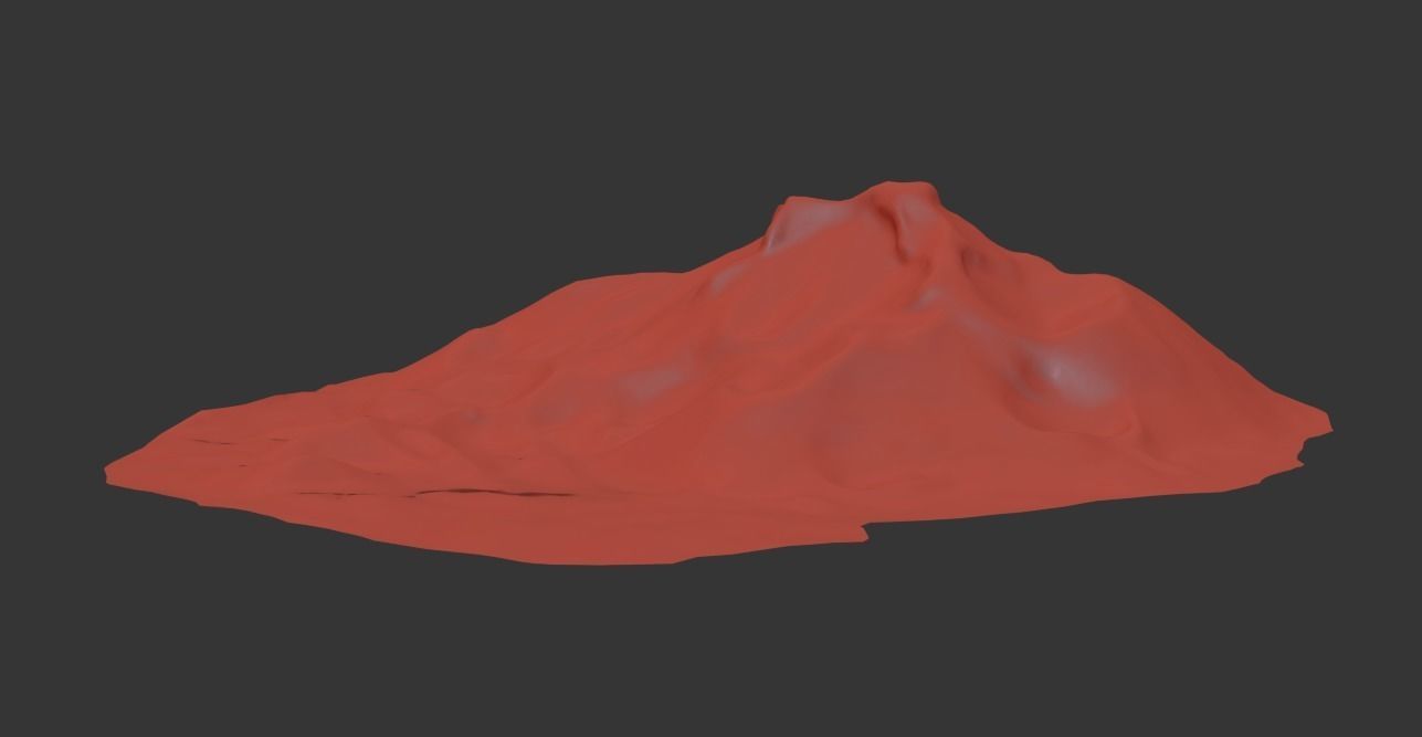 Ultra realistic Sand Scan  Low-poly 3D model_5