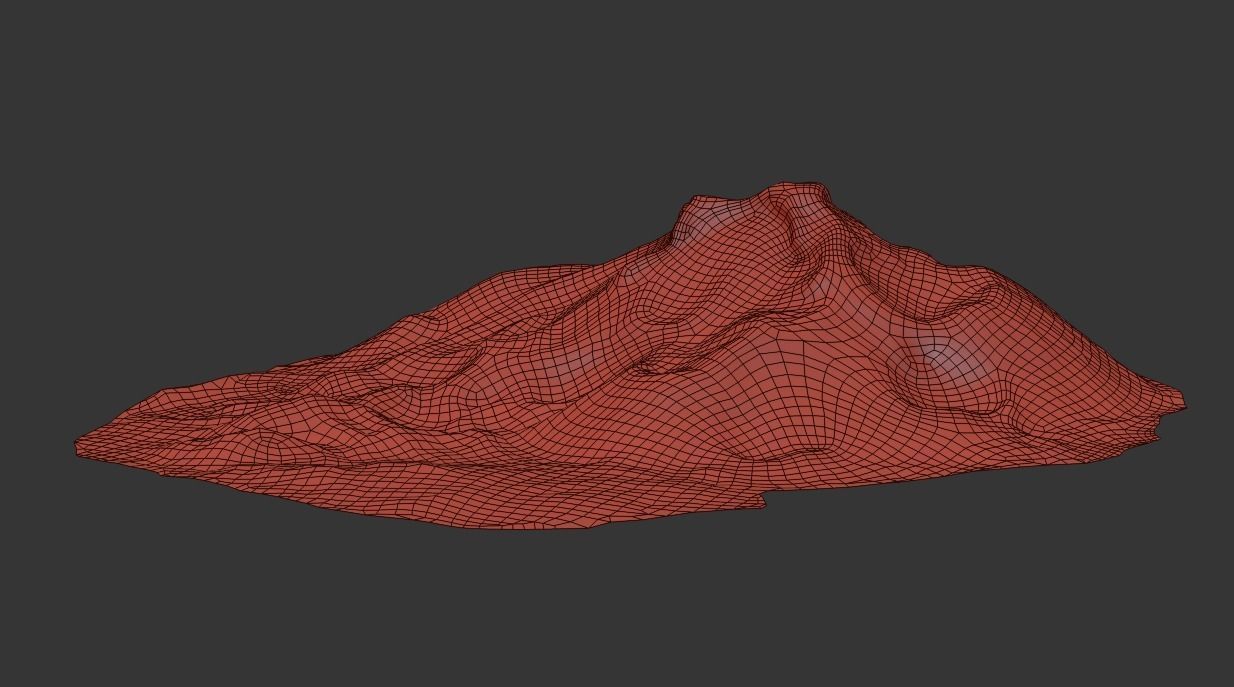Ultra realistic Sand Scan  Low-poly 3D model_6
