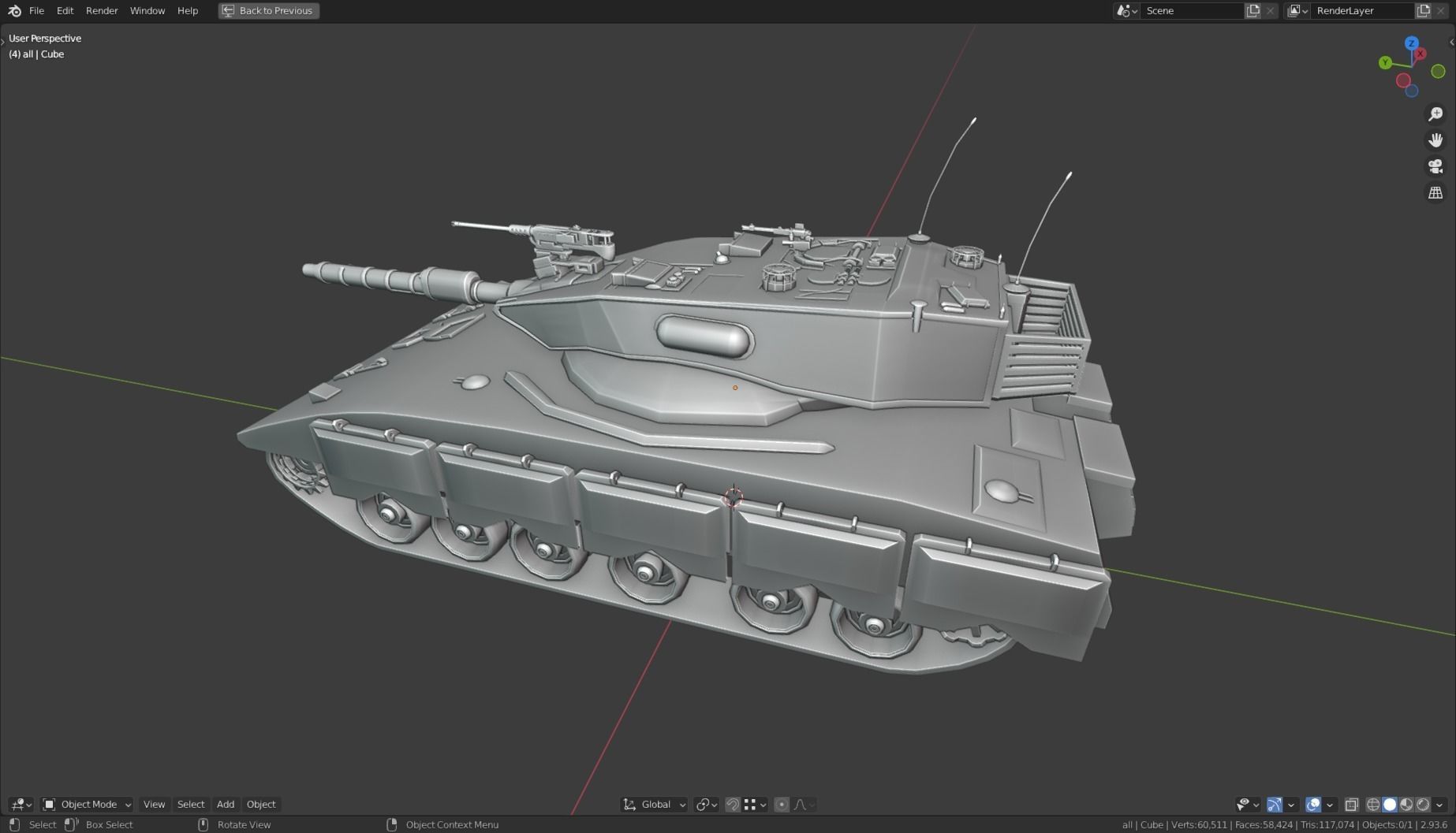 Merkava Free Sample Base Mesh  Free 3D model_8