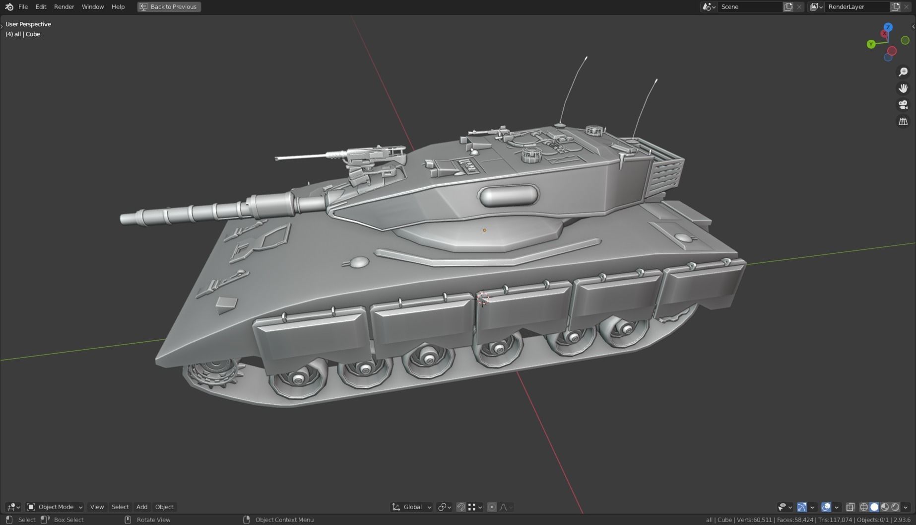 Merkava Free Sample Base Mesh  Free 3D model_3