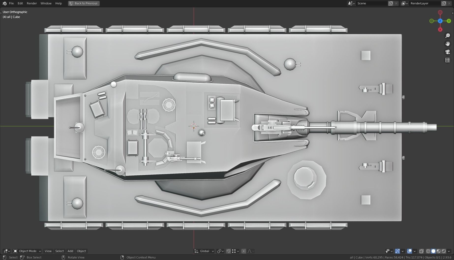 Merkava Free Sample Base Mesh  Free 3D model_9