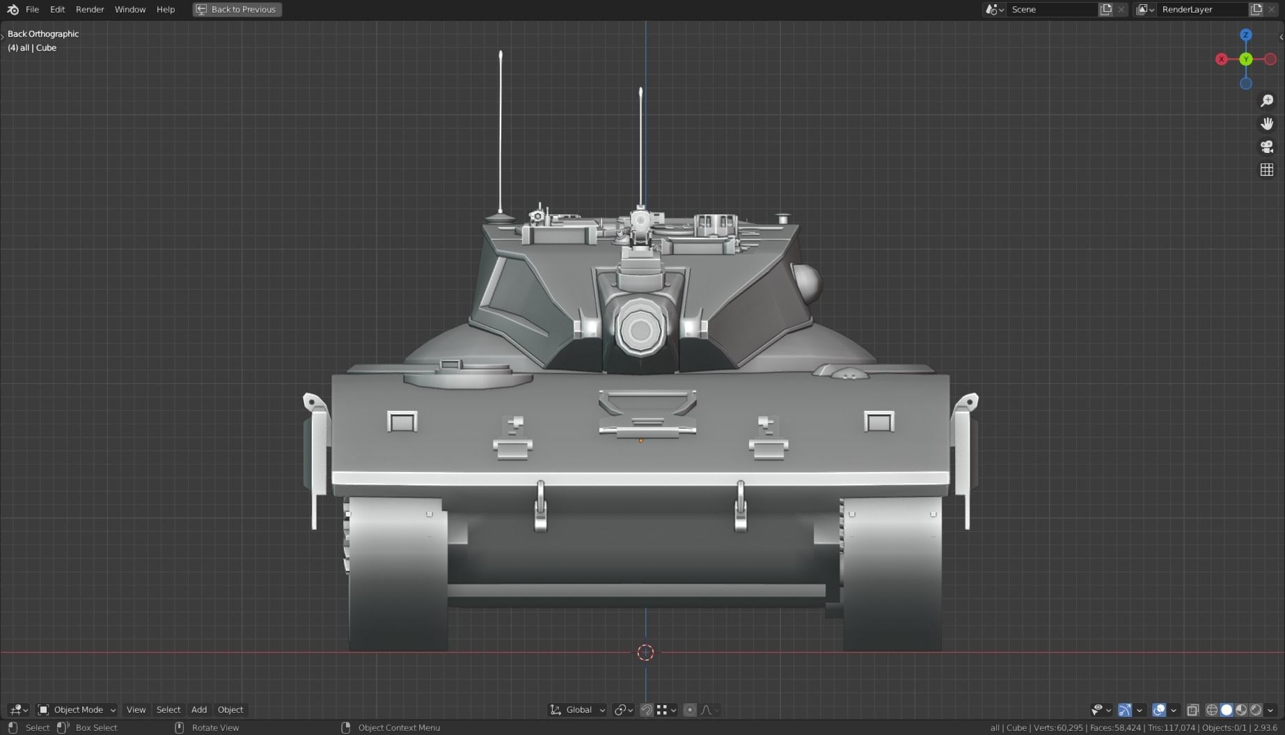 Merkava Free Sample Base Mesh  Free 3D model_5