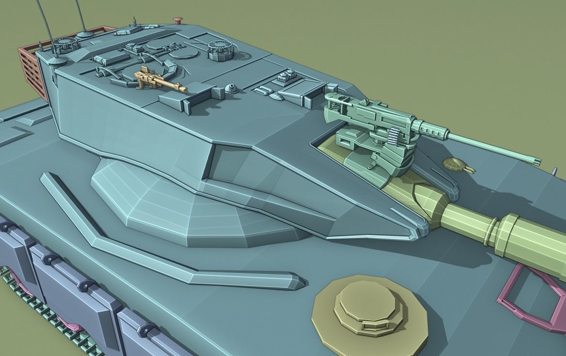 Merkava Free Sample Base Mesh  Free 3D model_17