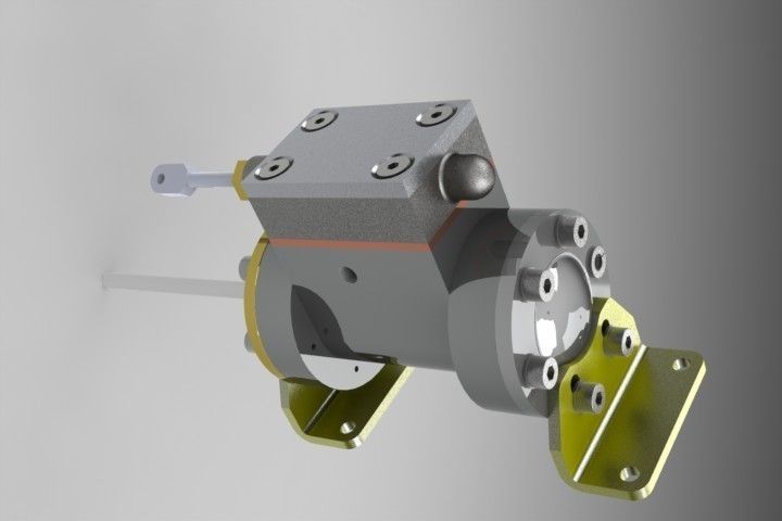 Assembly Cylinder Free 3D model_1