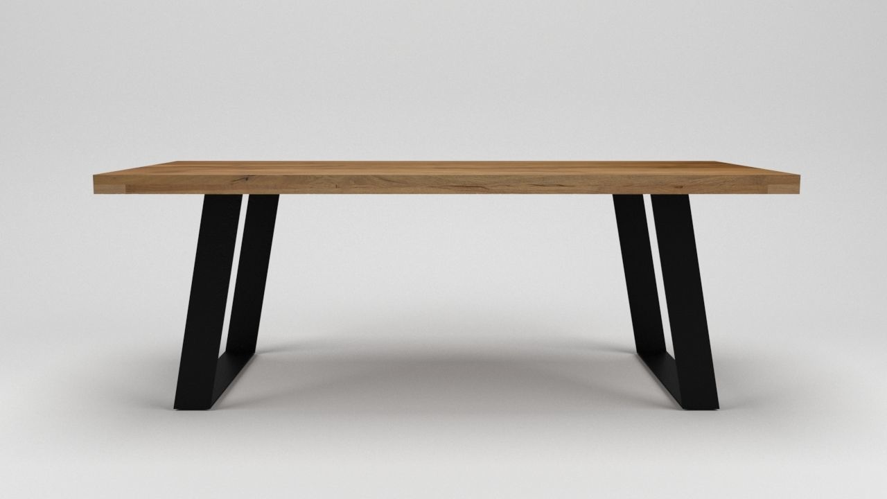 Viking table Low-poly 3D model_14