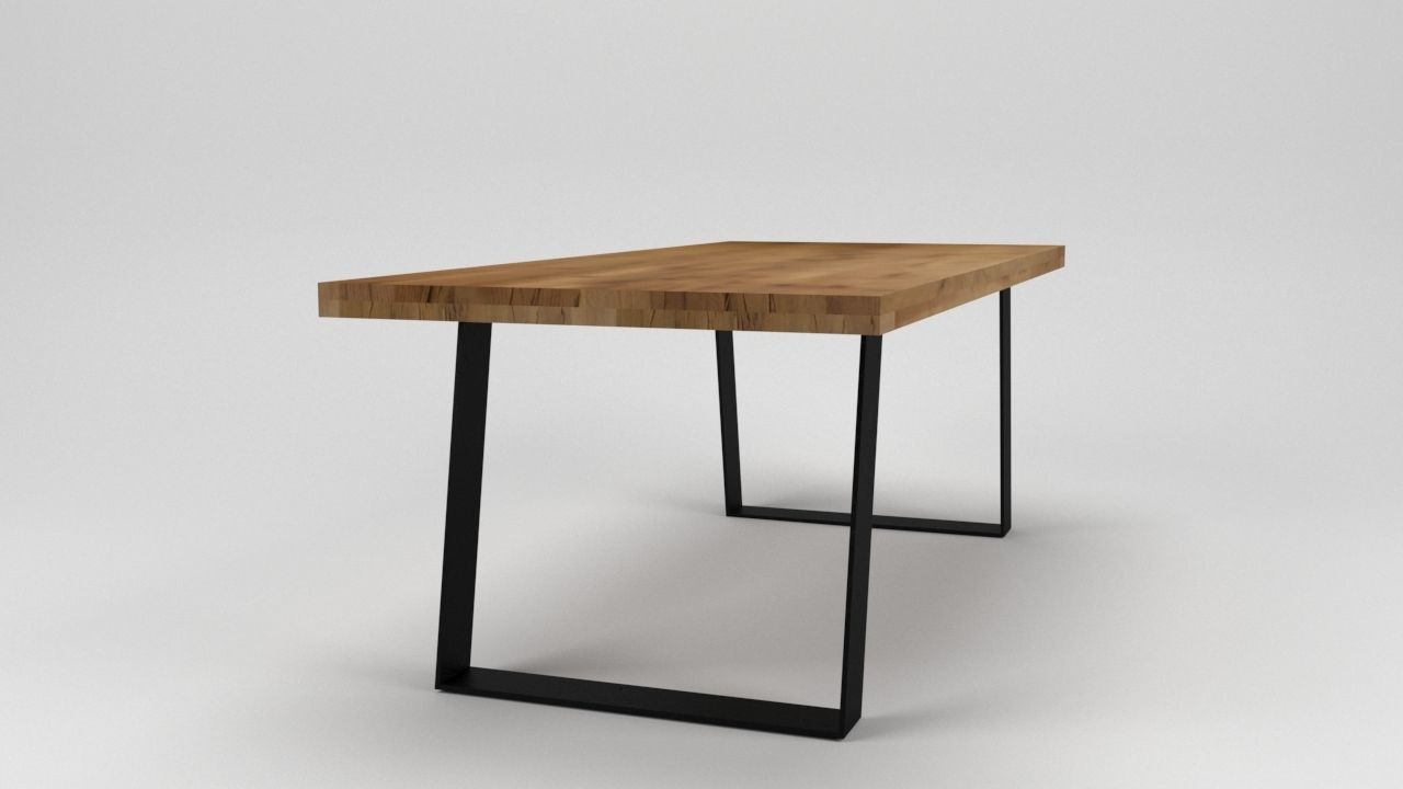 Viking table Low-poly 3D model_11