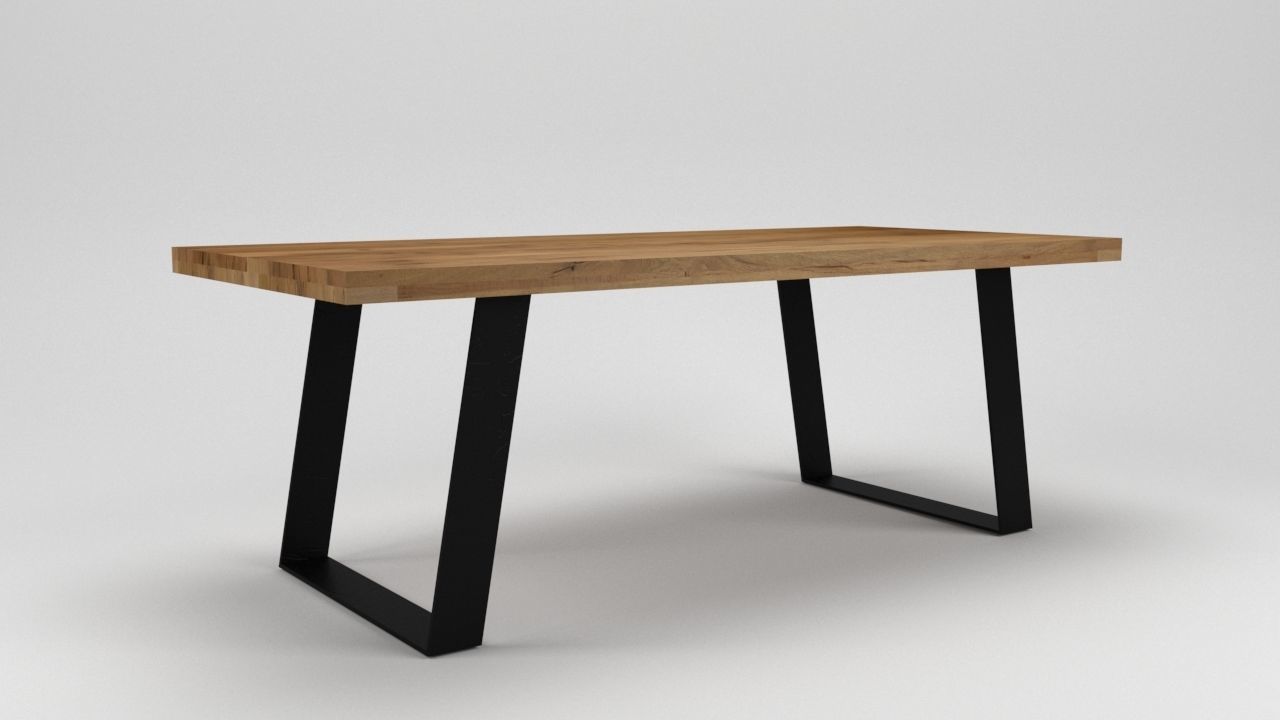 Viking table Low-poly 3D model_13