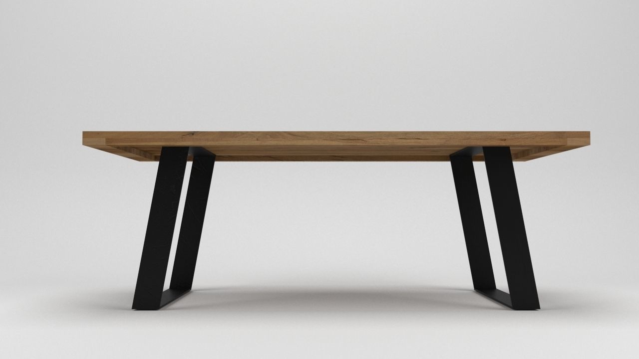 Viking table Low-poly 3D model_7