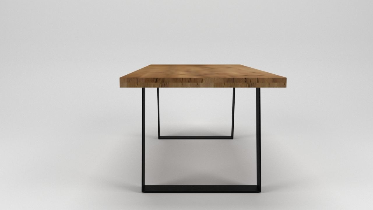 Viking table Low-poly 3D model_8