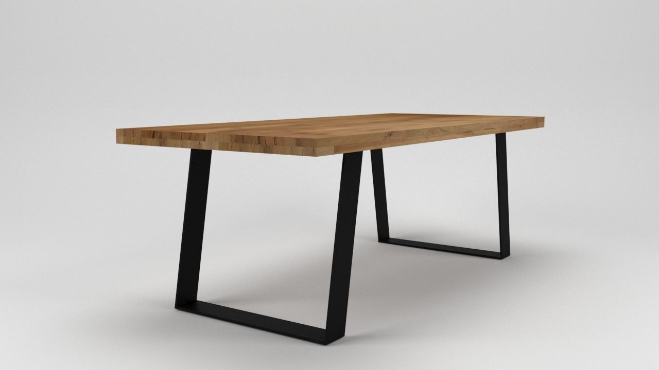 Viking table Low-poly 3D model_12