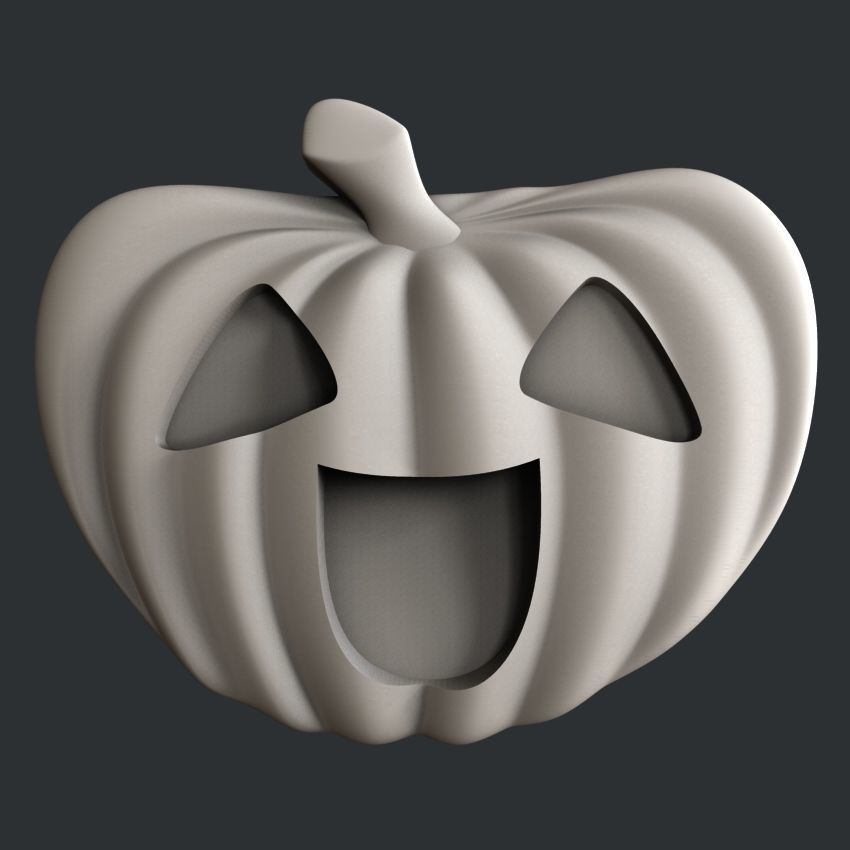 3d STL models for CNC set pampkin halloween 3D model_9
