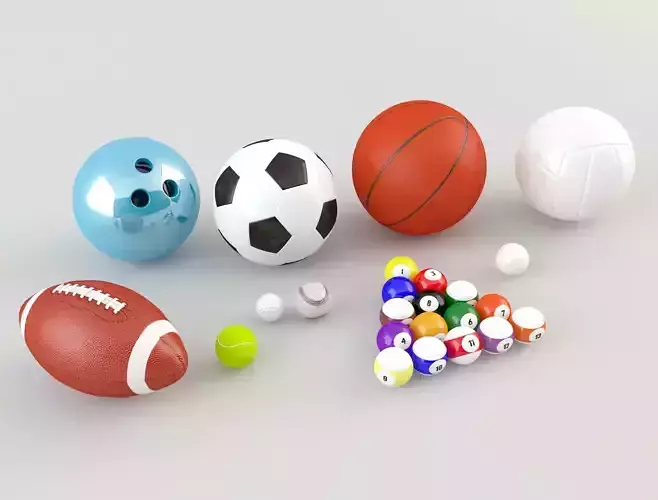 Balls Pack 3D model
