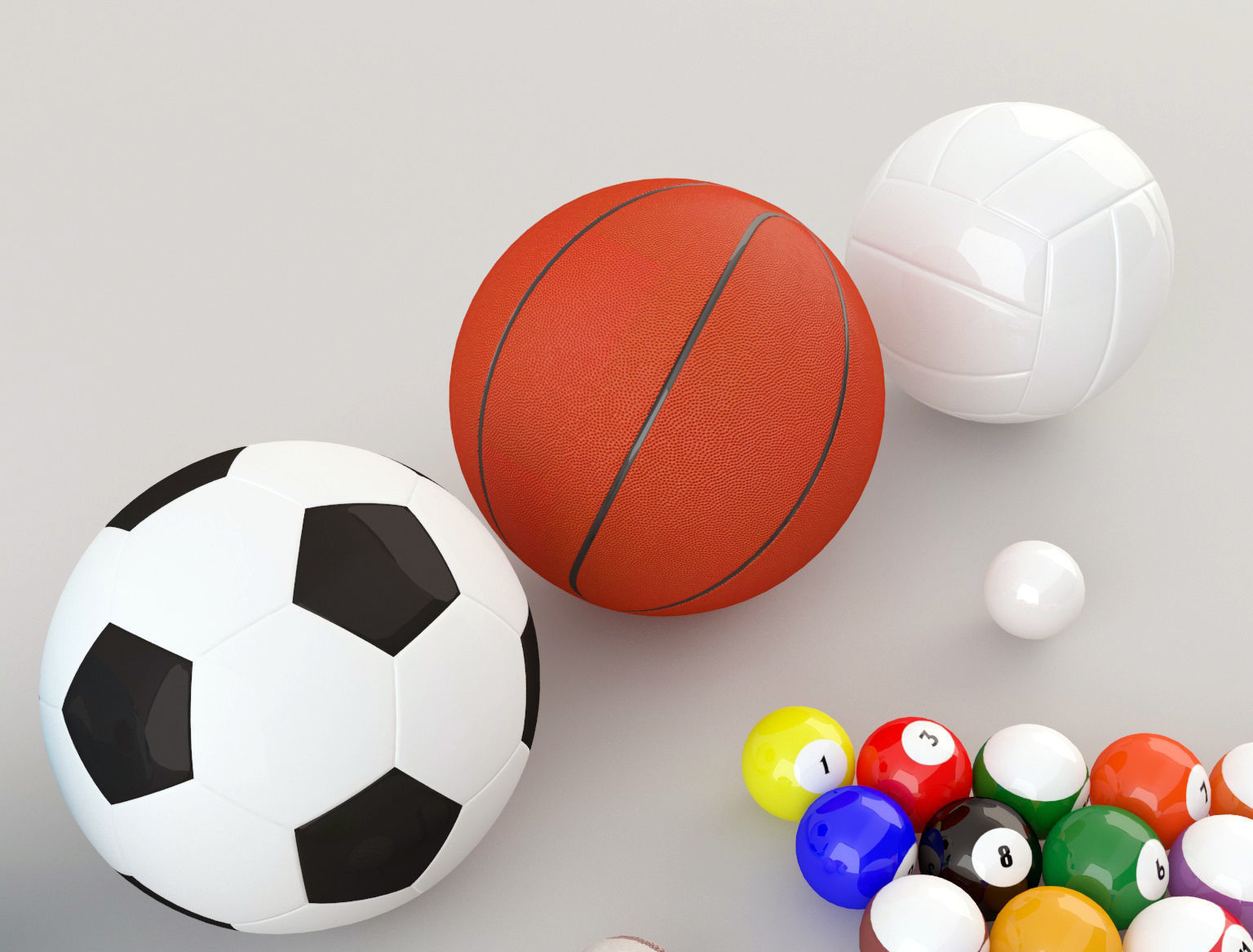 Balls Pack 3D model_1
