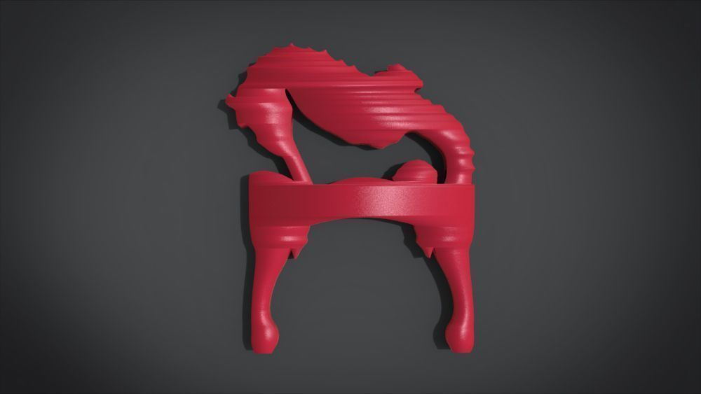 Seahorse Ornament 3D print model_12