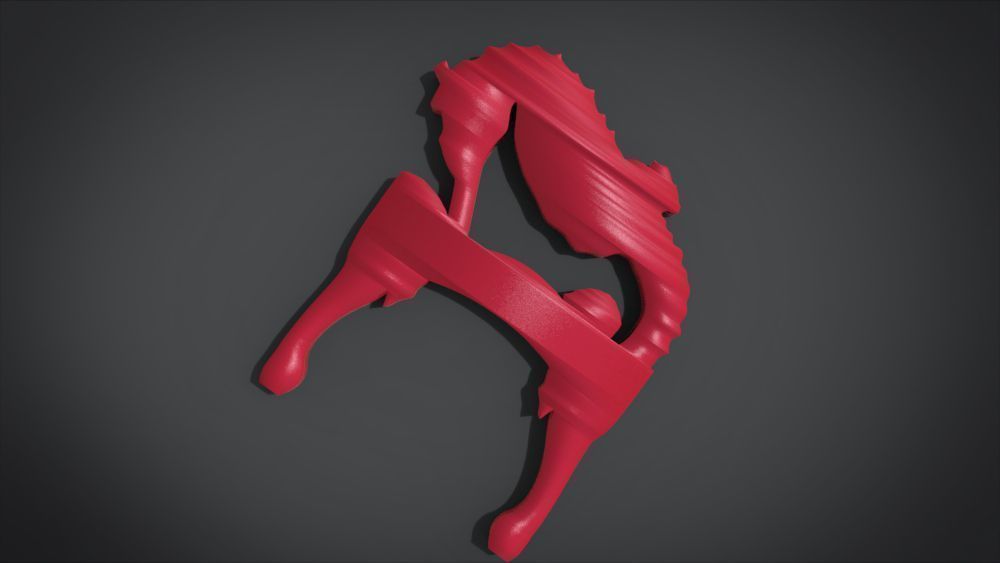 Seahorse Ornament 3D print model_13
