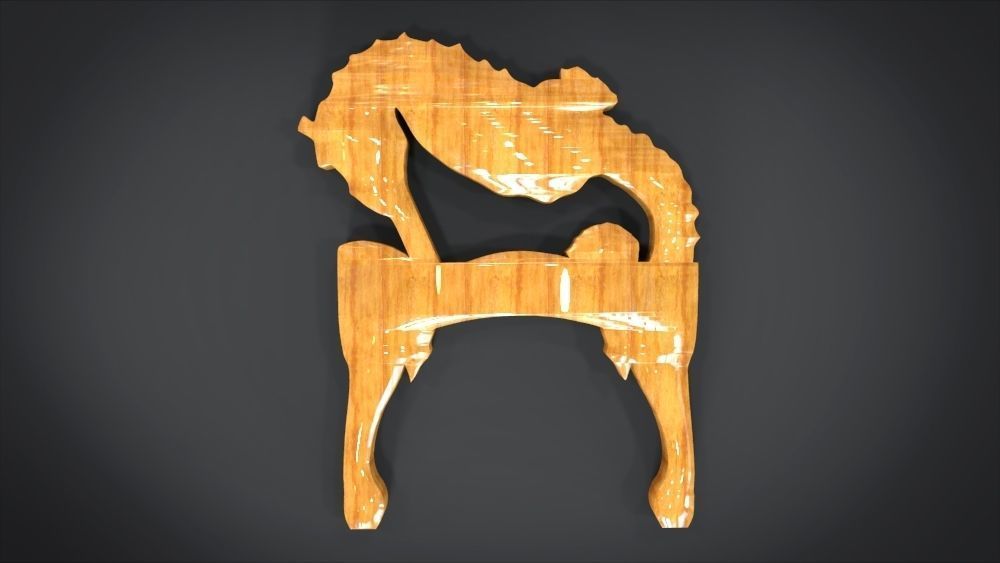 Seahorse Ornament 3D print model_1