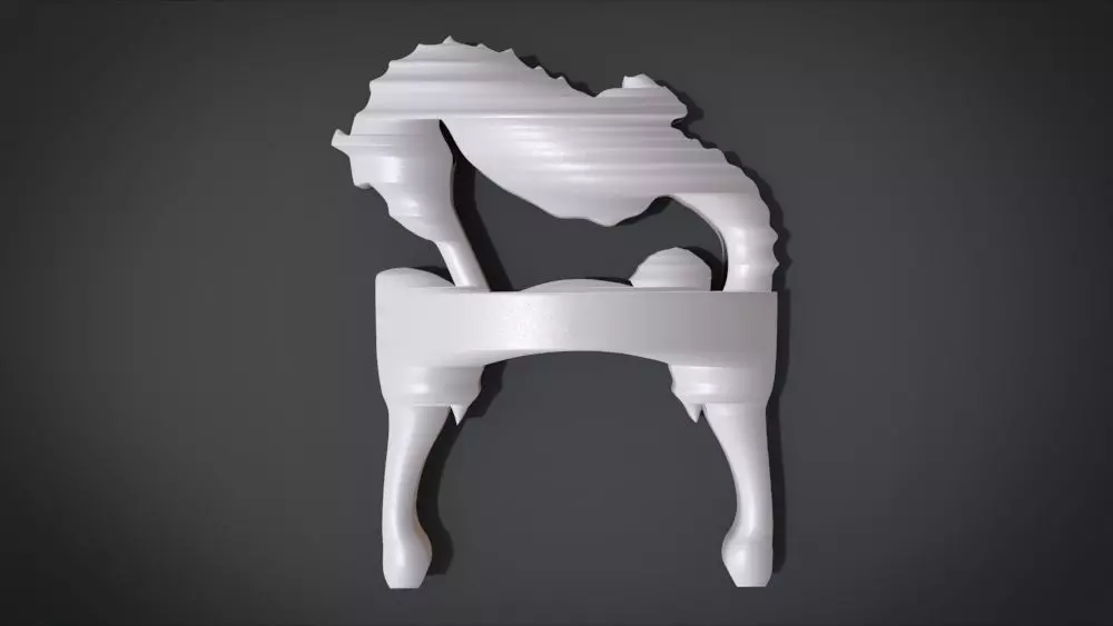 Seahorse Ornament 3D print model_0