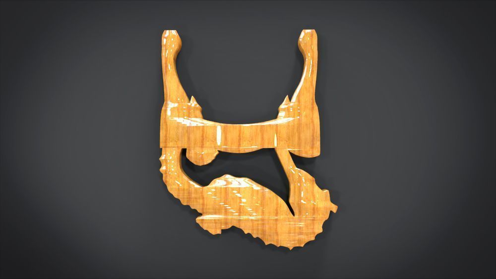 Seahorse Ornament 3D print model_7