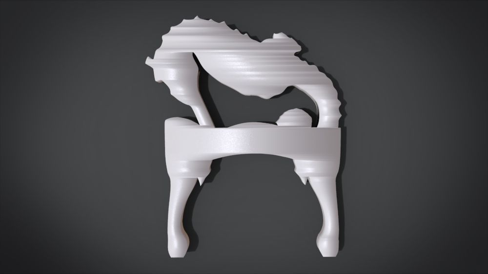 Seahorse Ornament 3D print model_22