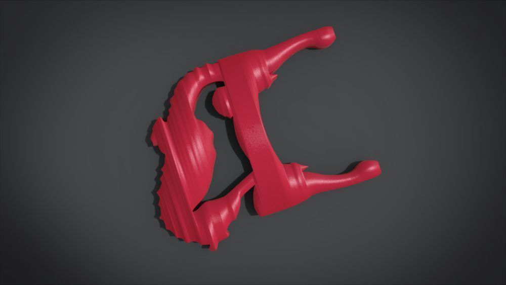 Seahorse Ornament 3D print model_19