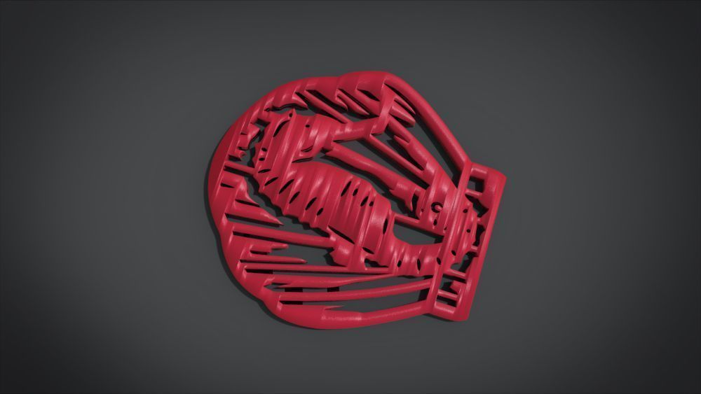 Window ventilation ornaments with Seahorse motifs 3D print model_19