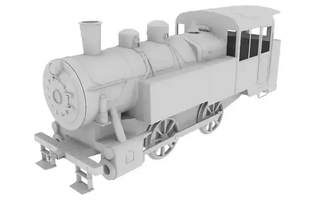 Diesel Locomotive Free 3D model