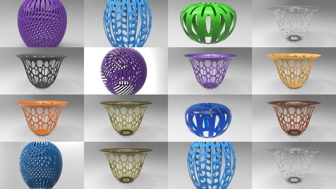 Lampshade collection for 3d printing 