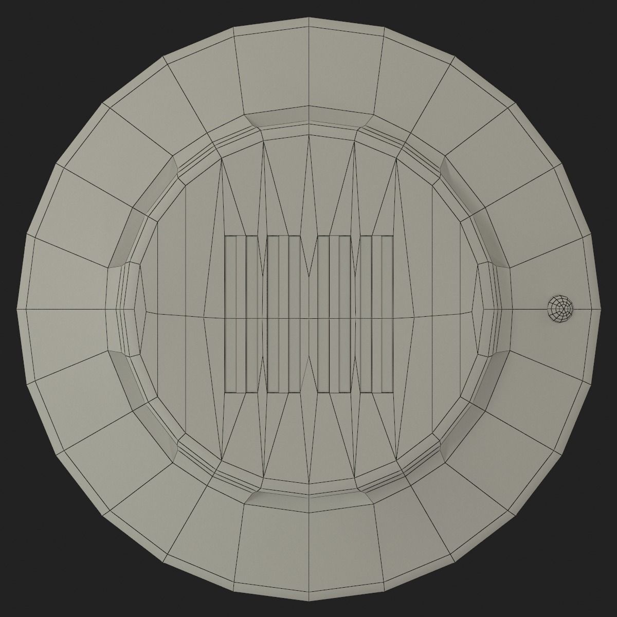 Smoke detector Free 3D model_5