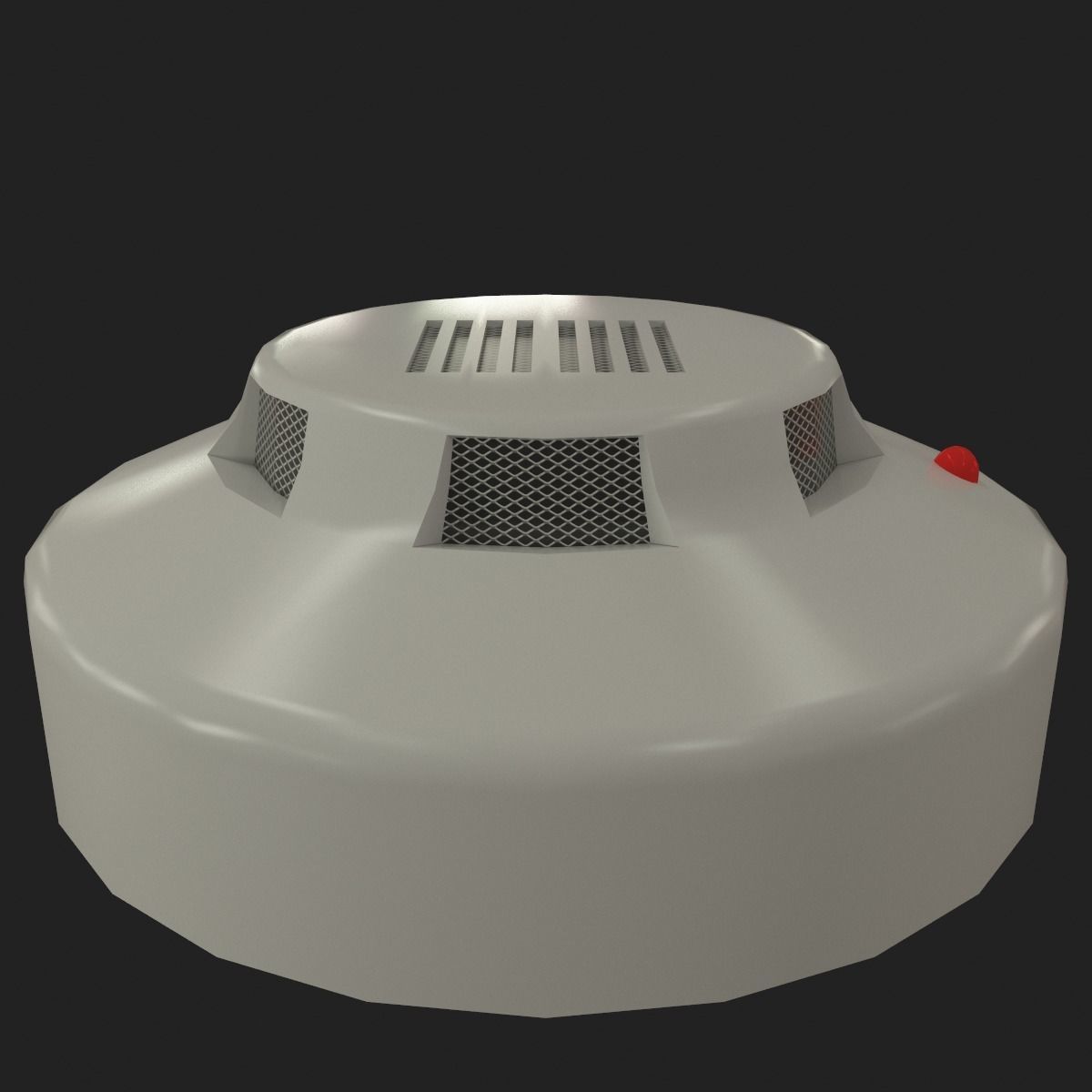 Smoke detector Free 3D model_2