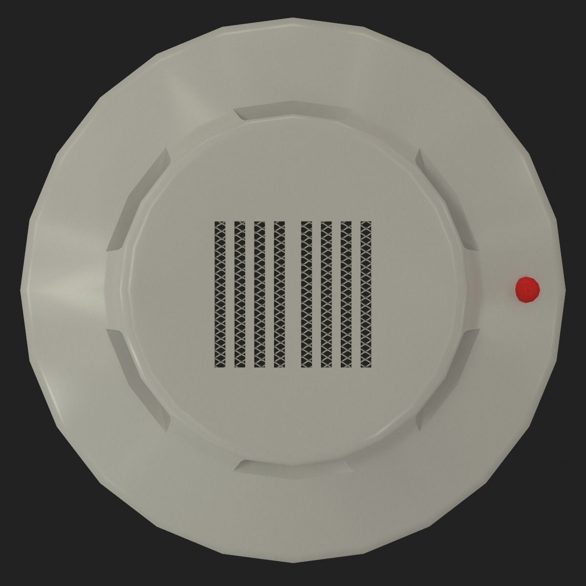 Smoke detector Free 3D model_1