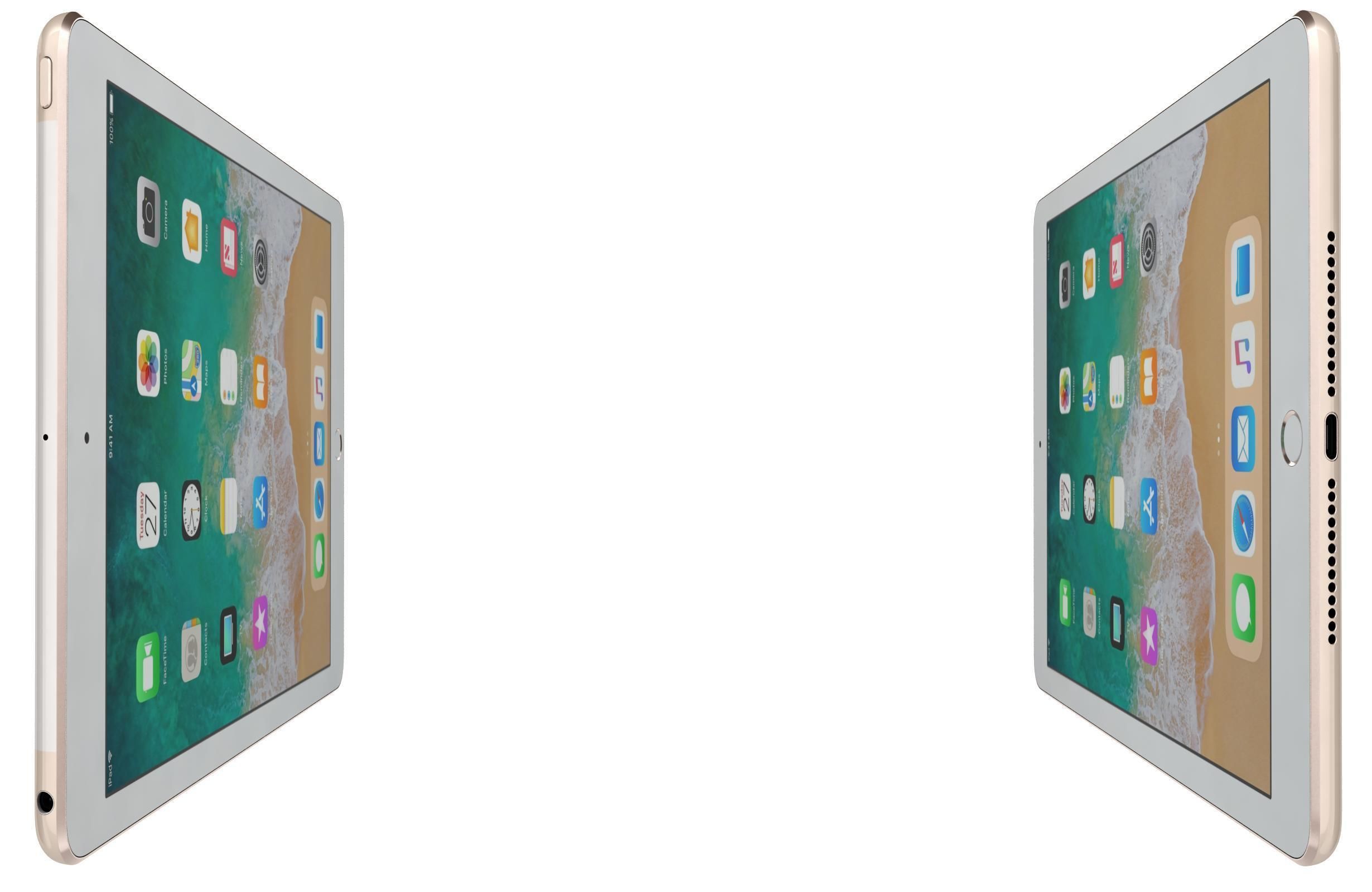 Apple iPad 9 7 2018 WifiCellular All Colors 3D model_14