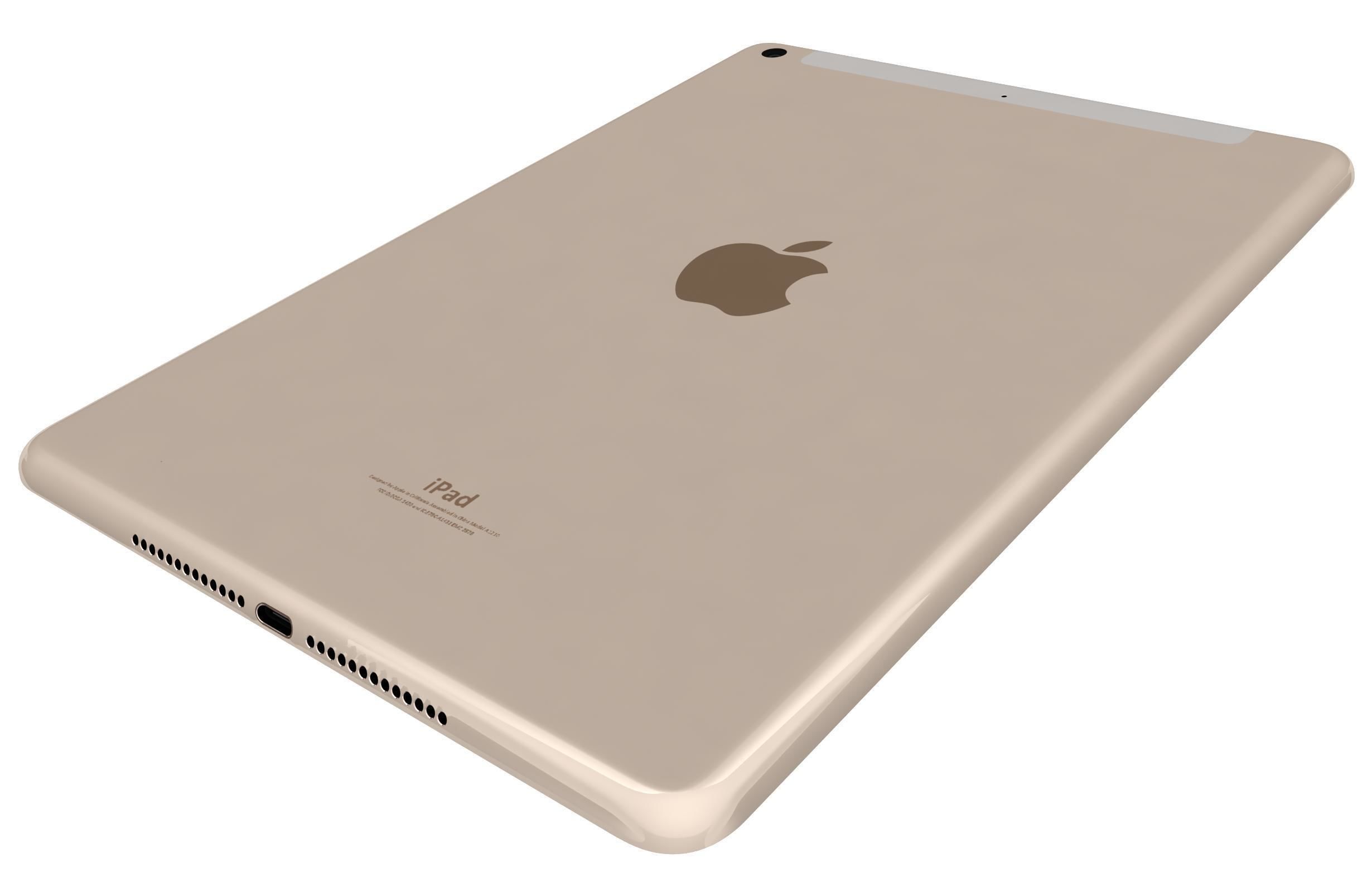 Apple iPad 9 7 2018 WifiCellular All Colors 3D model_22