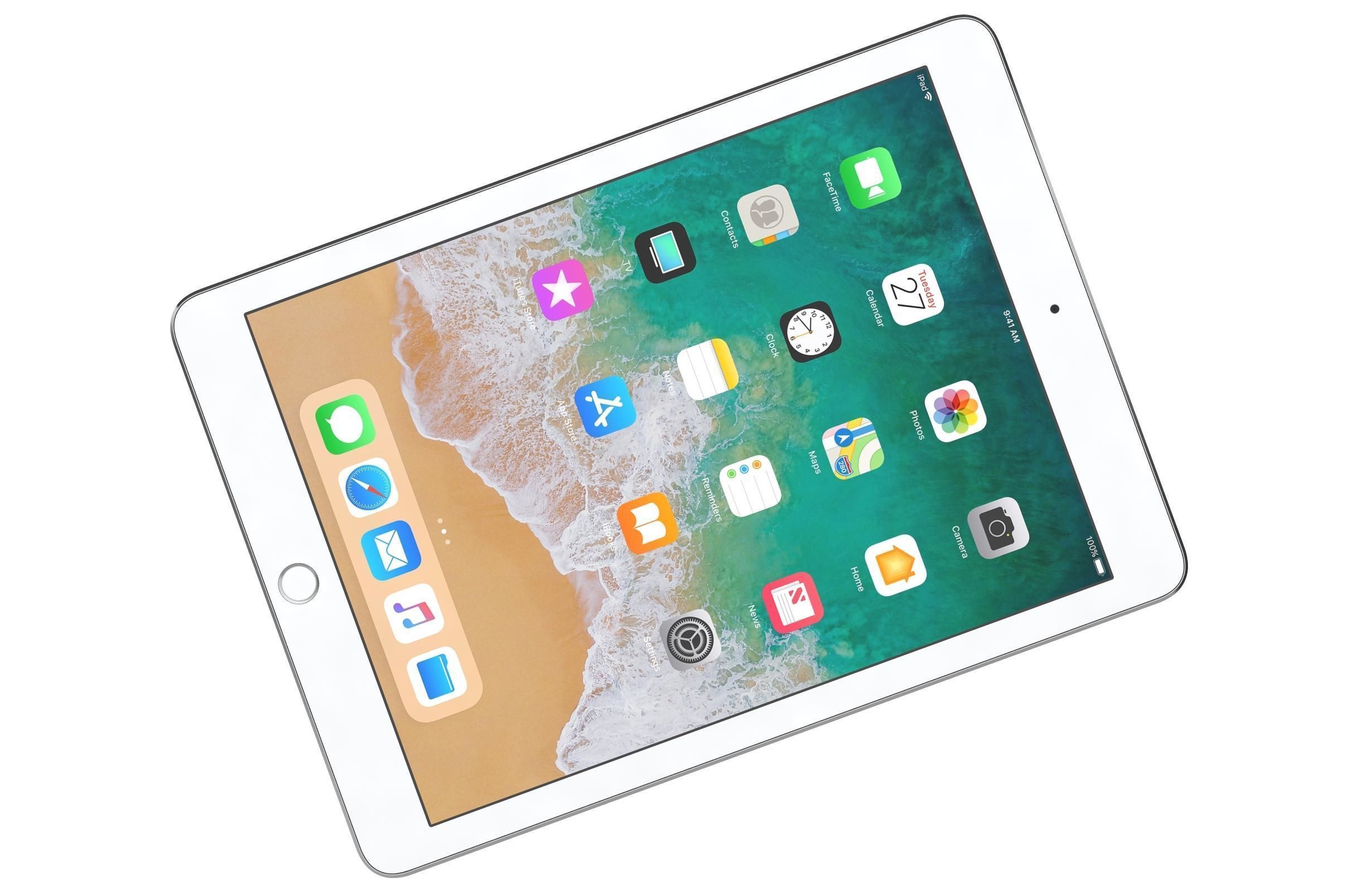 Apple iPad 9 7 2018 WifiCellular All Colors 3D model_10